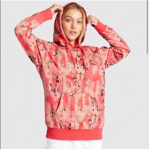 Gymshark Pink Camo Sweatshirt Womens XS Athleisure Rare